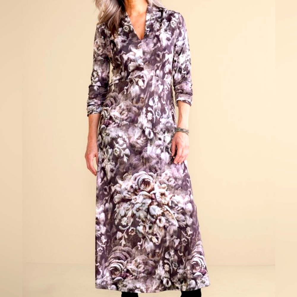 Moody Floral Dress